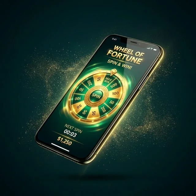 Fortune Wheelz Canada mobile app on iOS and Android phones